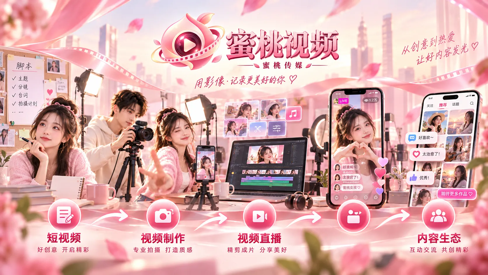 蜜桃工作流专题画面