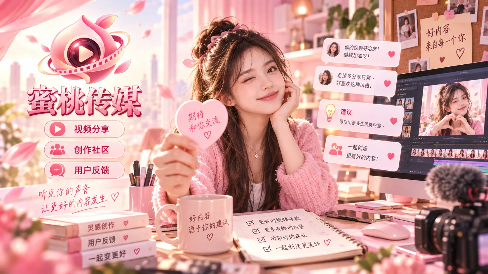 联系与反馈主题影像